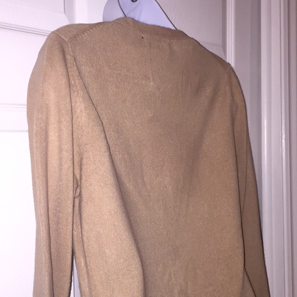 Joan Boyce Ladies Cardigan Sweater Camel Color Size XS - Picture 6 of 14